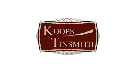 koop sheet metal photos|koops tinsmith.